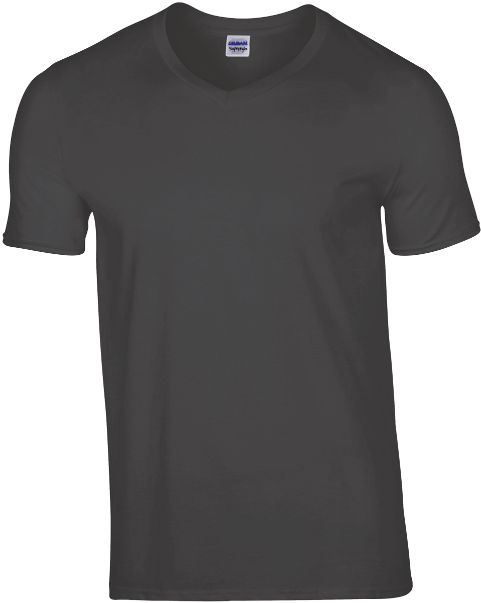 GI41V00 - T-shirt Homme Col V Premium 185 g/m²