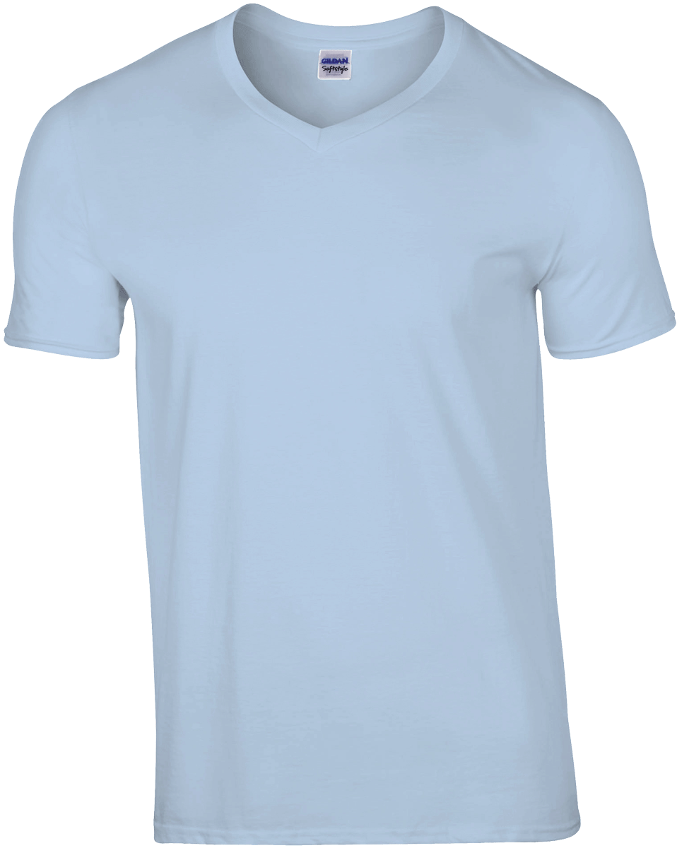 GI41V00 - T-shirt Homme Col V Premium 185 g/m²