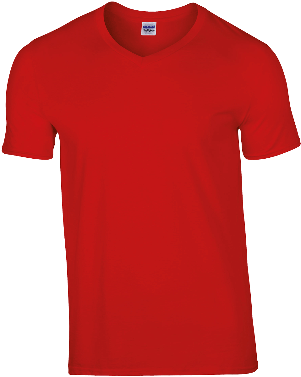 GI41V00 - T-shirt Homme Col V Premium 185 g/m²