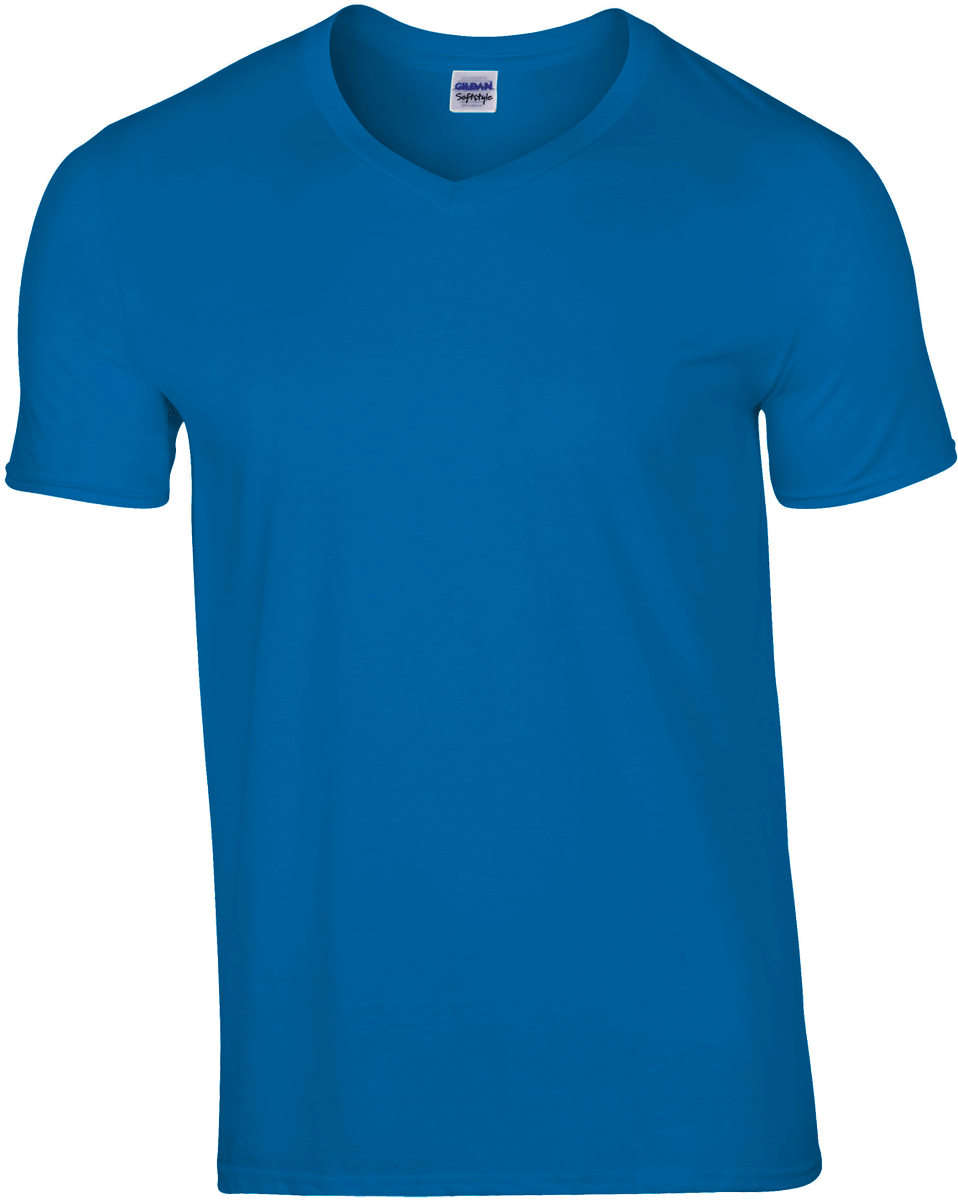 GI41V00 - T-shirt Homme Col V Premium 185 g/m²