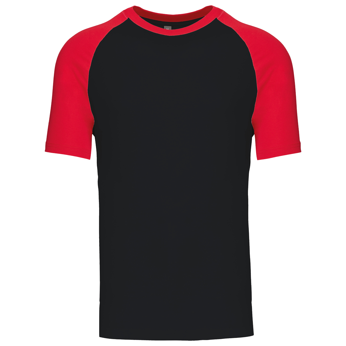 K330 - T-shirt Baseball bicolore manches courtes