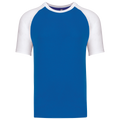 K330 - T-shirt Baseball bicolore manches courtes