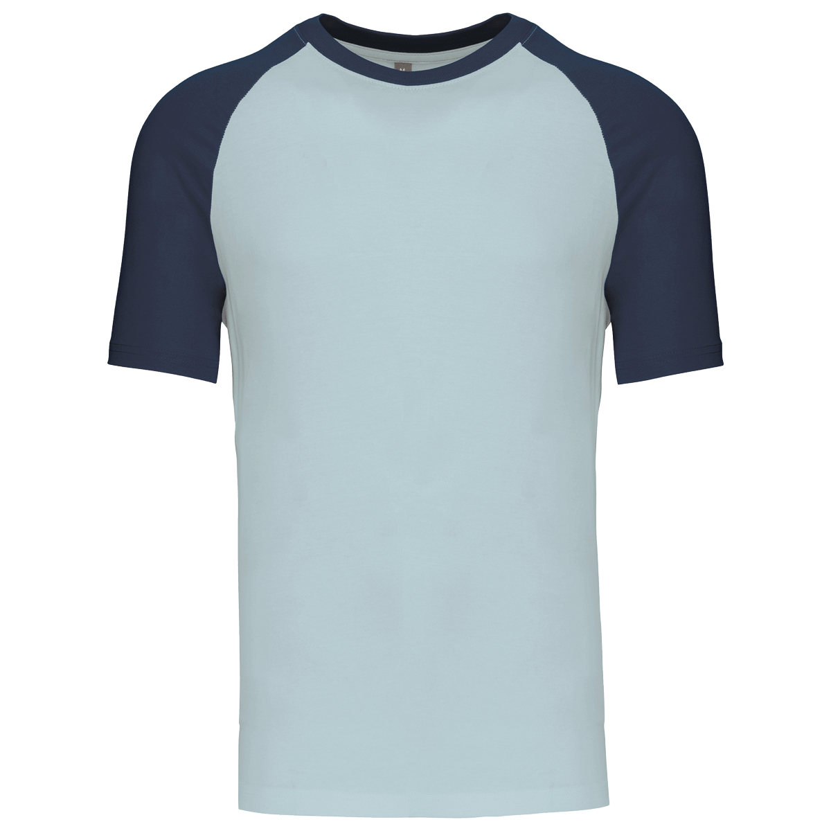 K330 - T-shirt Baseball bicolore manches courtes