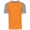 Orange / Gris clair