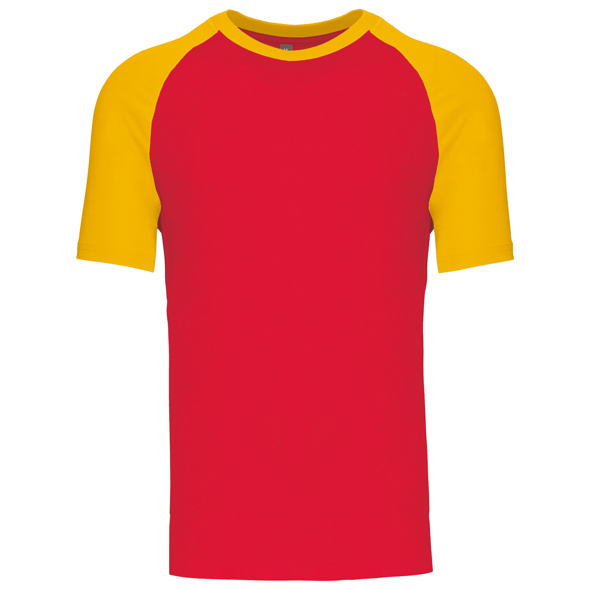 K330 - T-shirt Baseball bicolore manches courtes