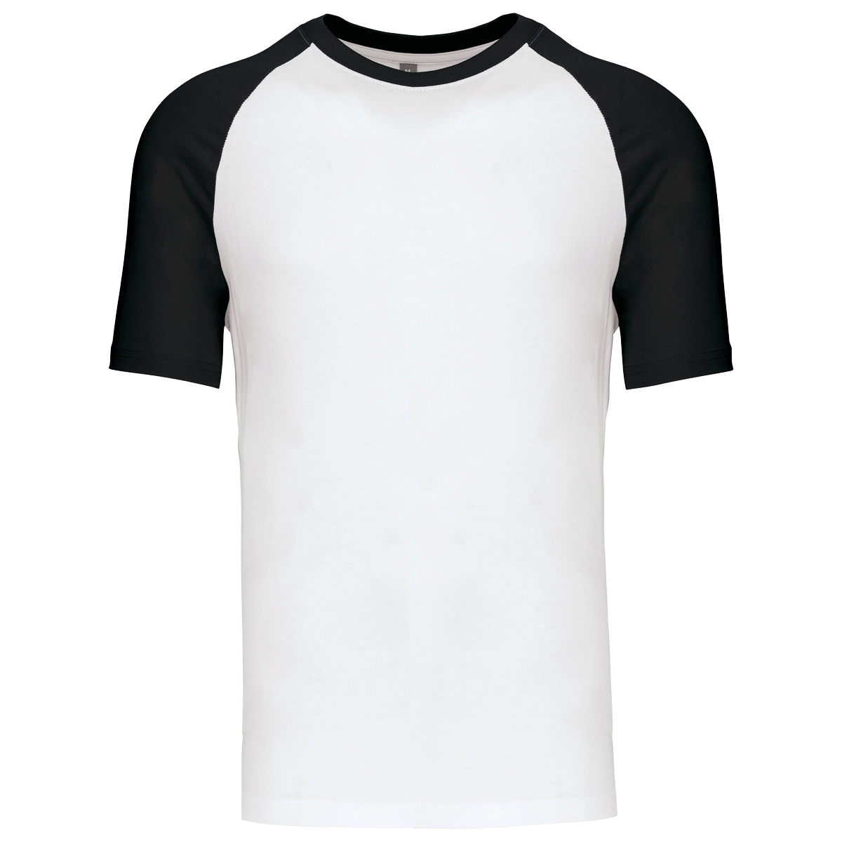 K330 - T-shirt Baseball bicolore manches courtes