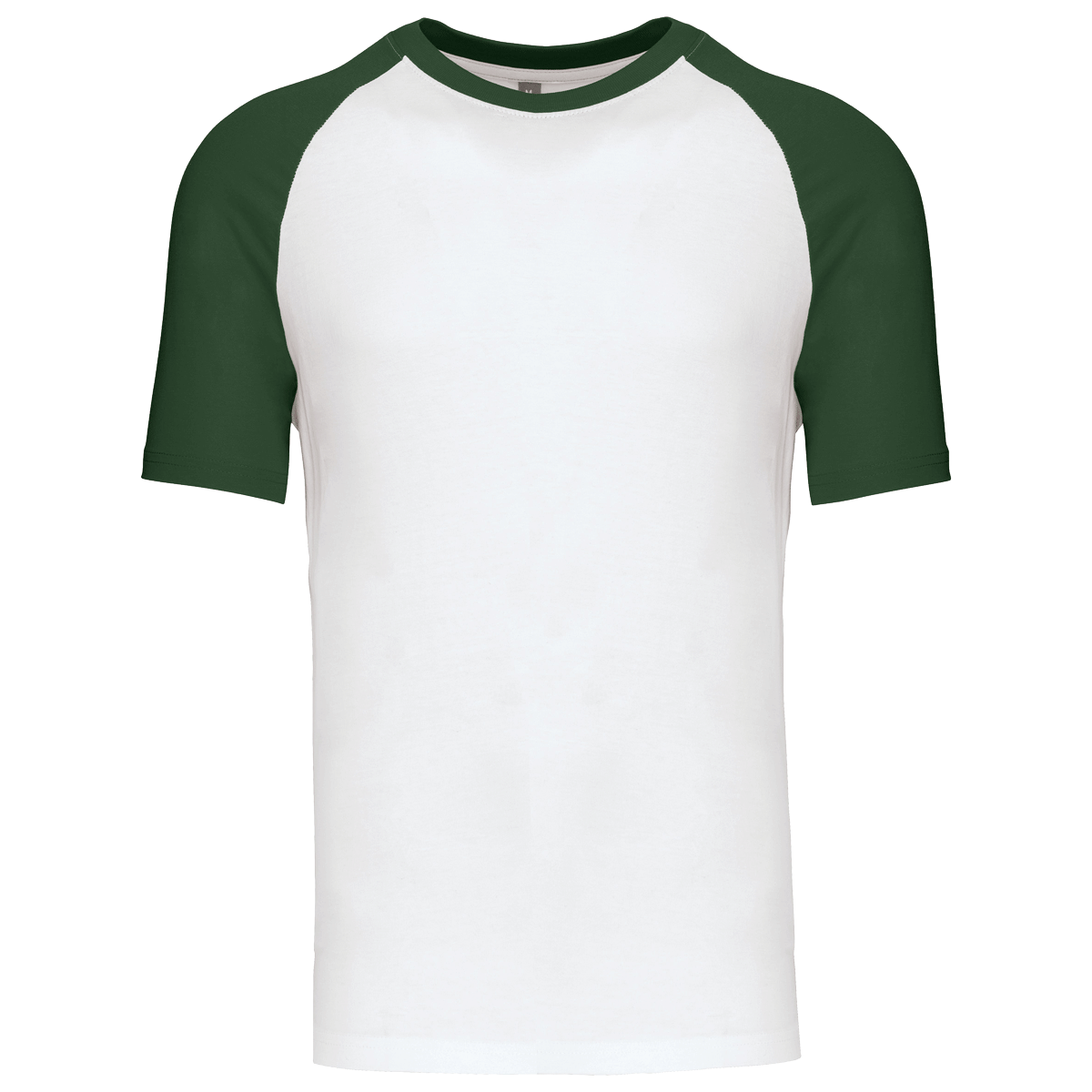K330 - T-shirt Baseball bicolore manches courtes