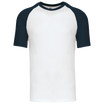 Blanc / Bleu marine