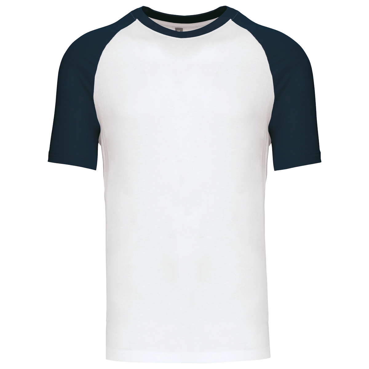 K330 - T-shirt Baseball bicolore manches courtes