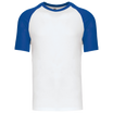 Blanc / Bleu roi