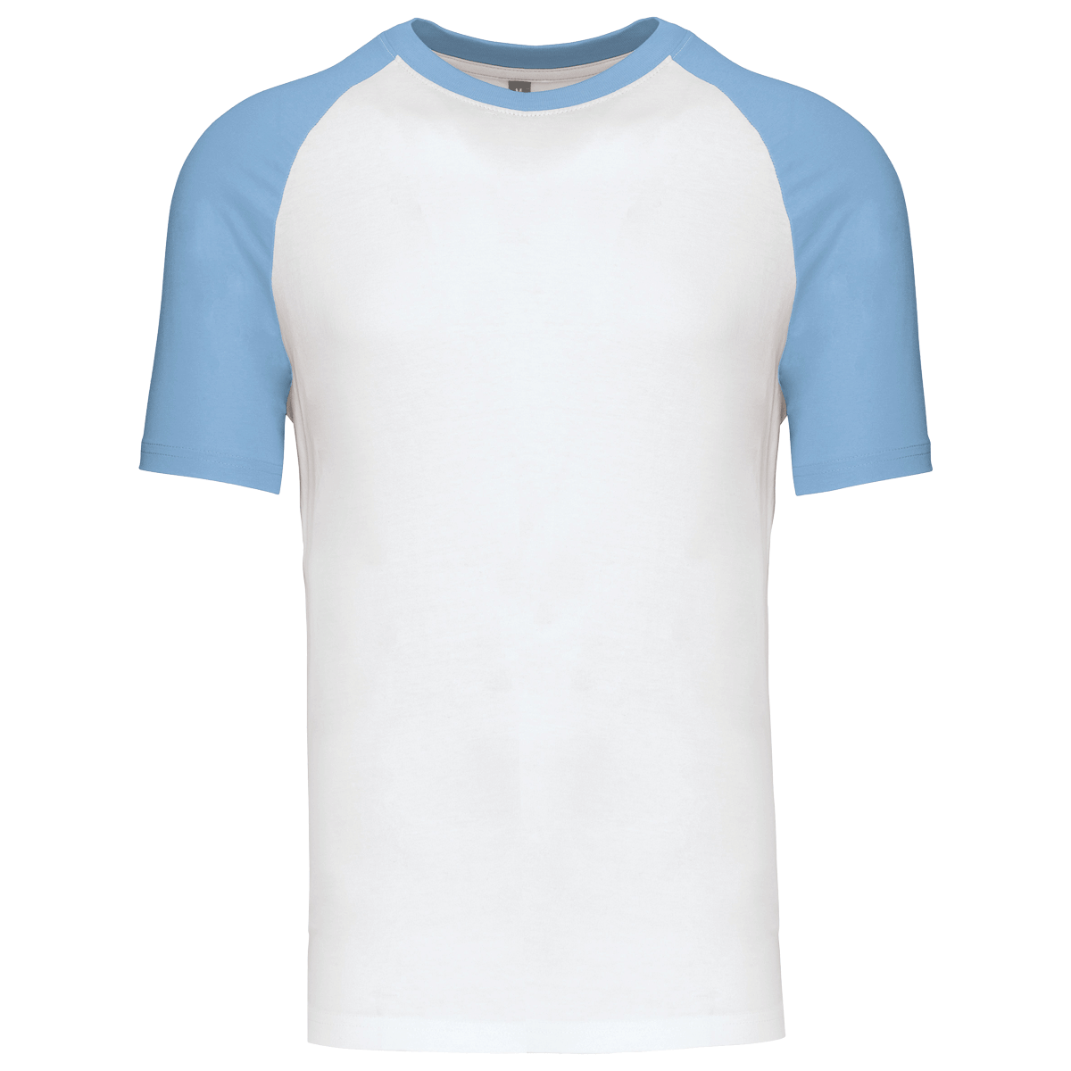 K330 - T-shirt Baseball bicolore manches courtes