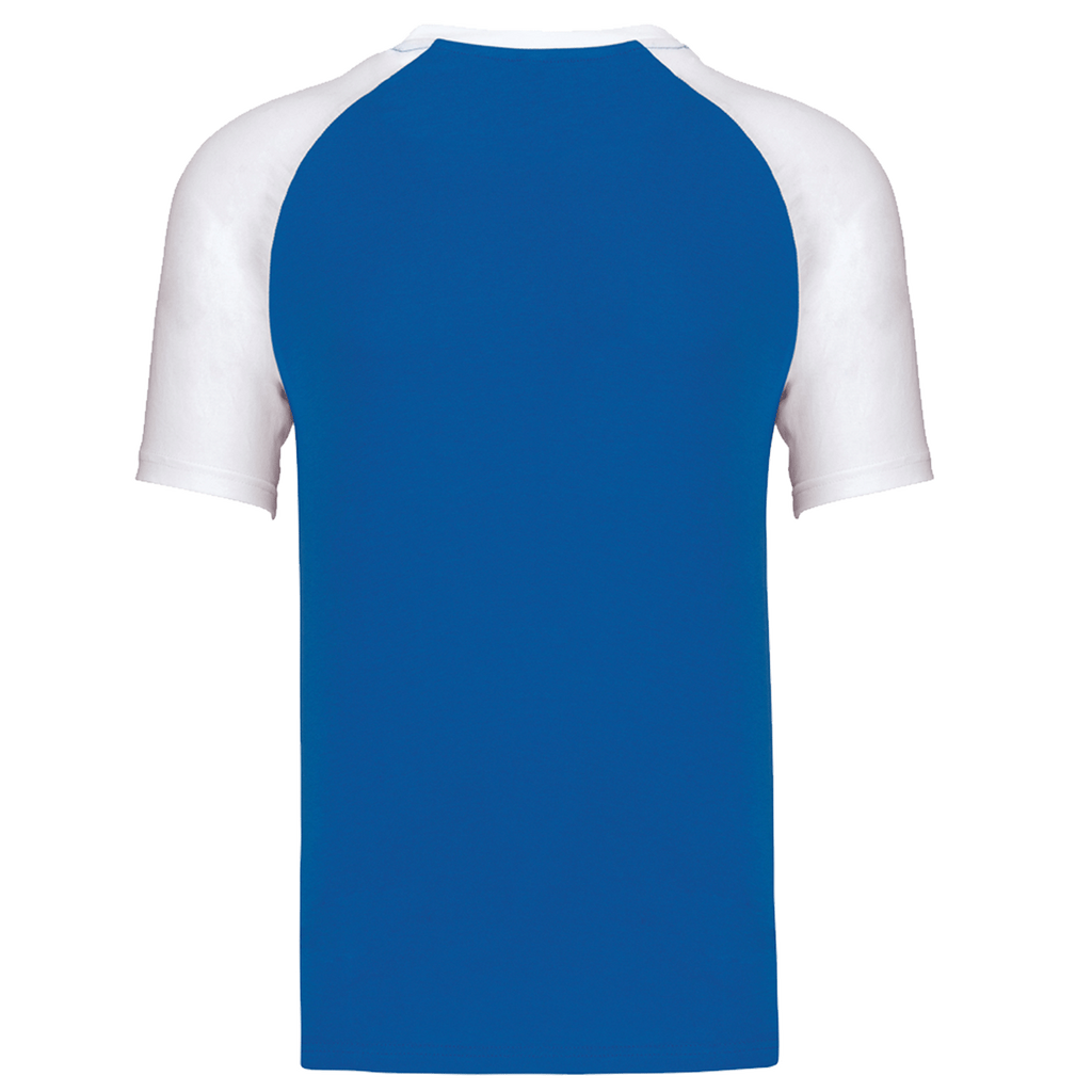 K330 - T-shirt Baseball bicolore manches courtes
