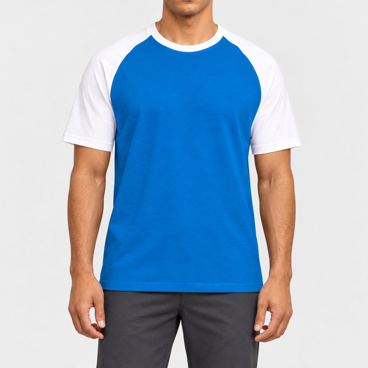 K330 - T-shirt Baseball bicolore manches courtes