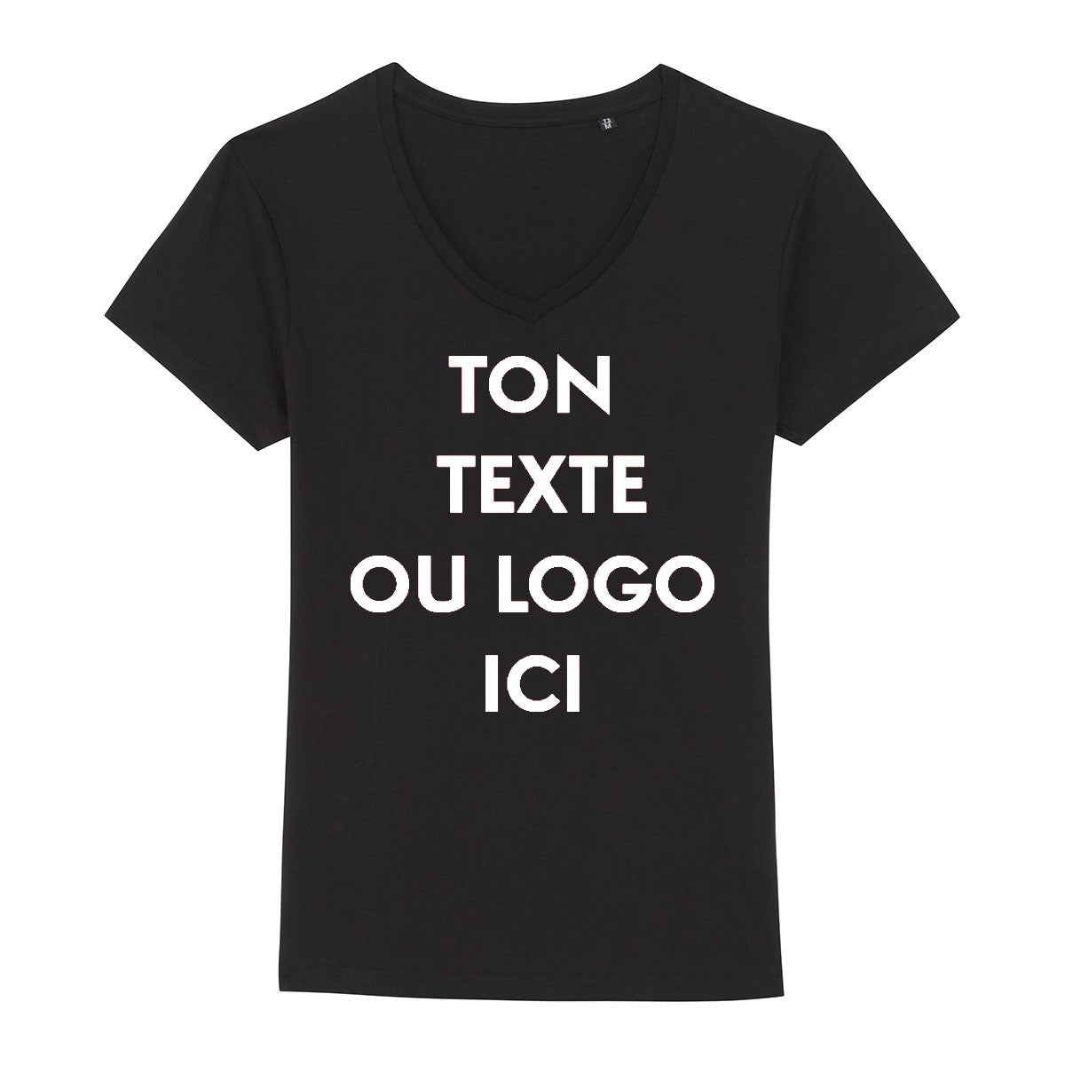 MONACO - T-SHIRT FEMME COL V 150GR