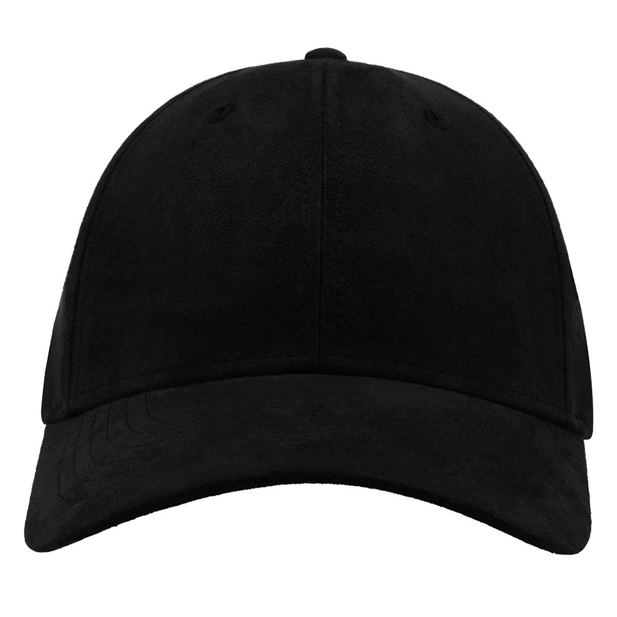 FAM - Casquette 6 pans mid visor faux suède