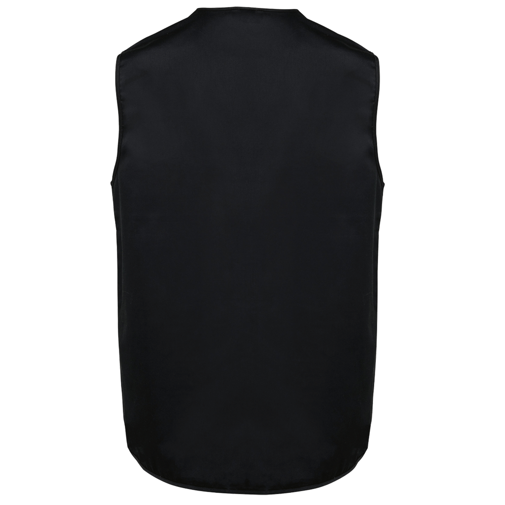 WK609  - Gilet polycoton multipoches doublé unisexe personnalisé​ Homme Femme