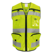 Jaune de sécurité, maille filet