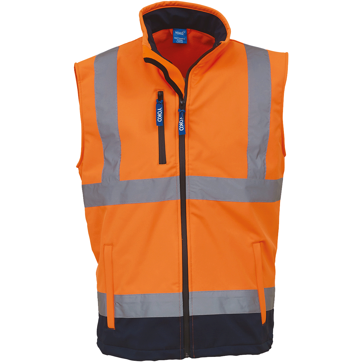 YHV006 - Bodywarmer softshell haute visibilité