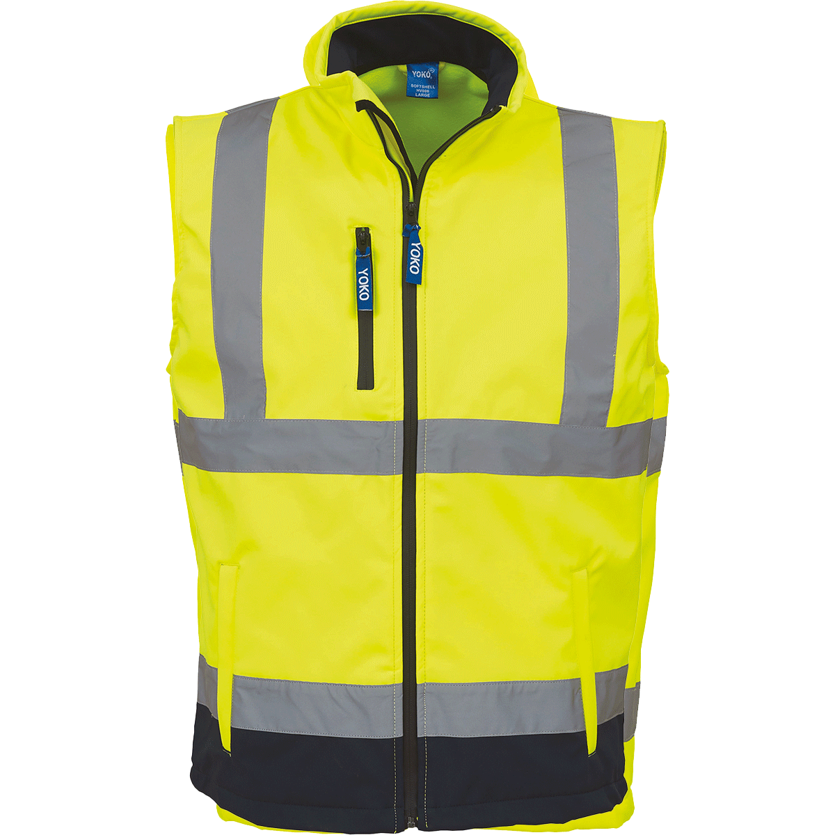 YHV006 - Bodywarmer softshell haute visibilité