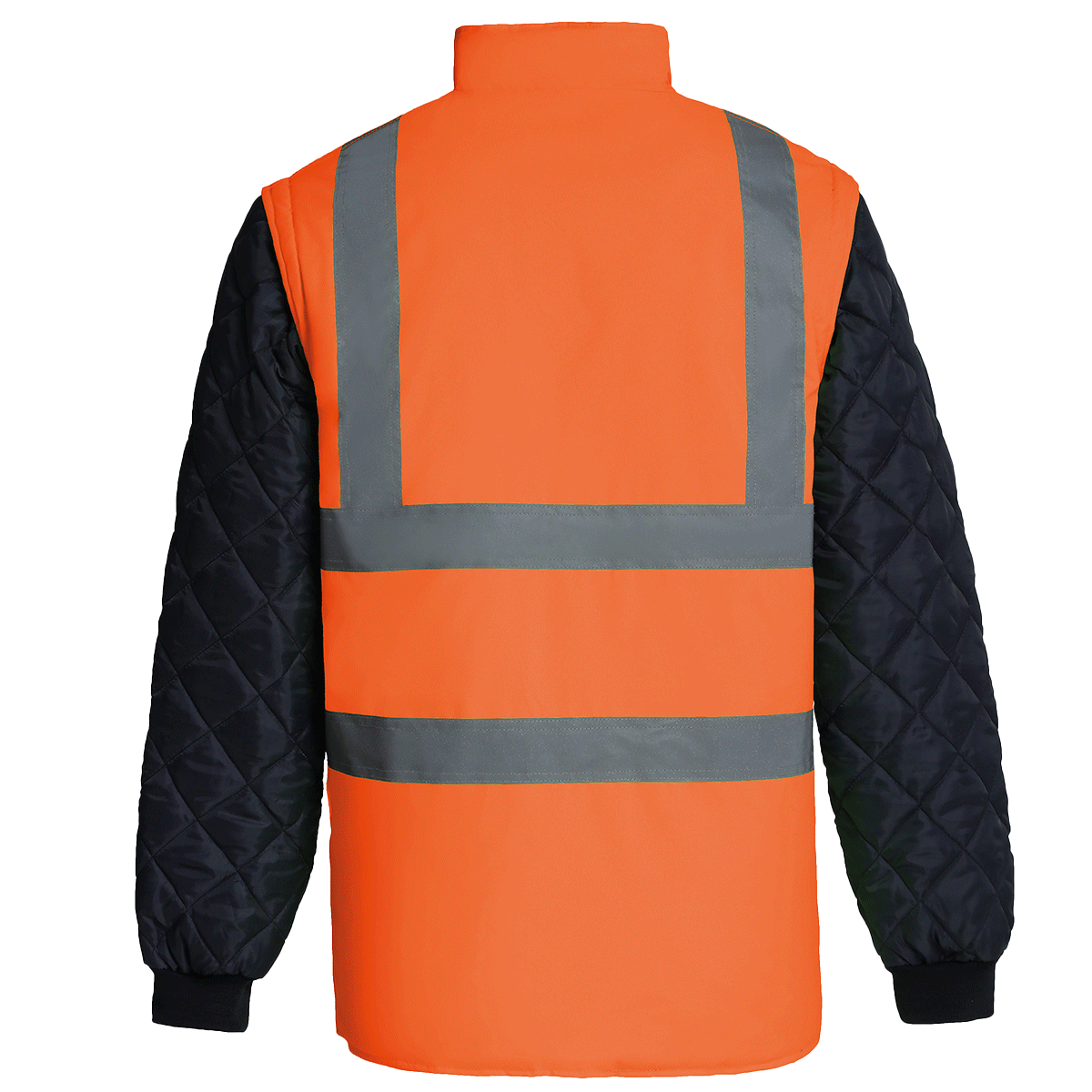 YHV007 - Veste Matelassée Haut Visibilité Avec Manches Détachables