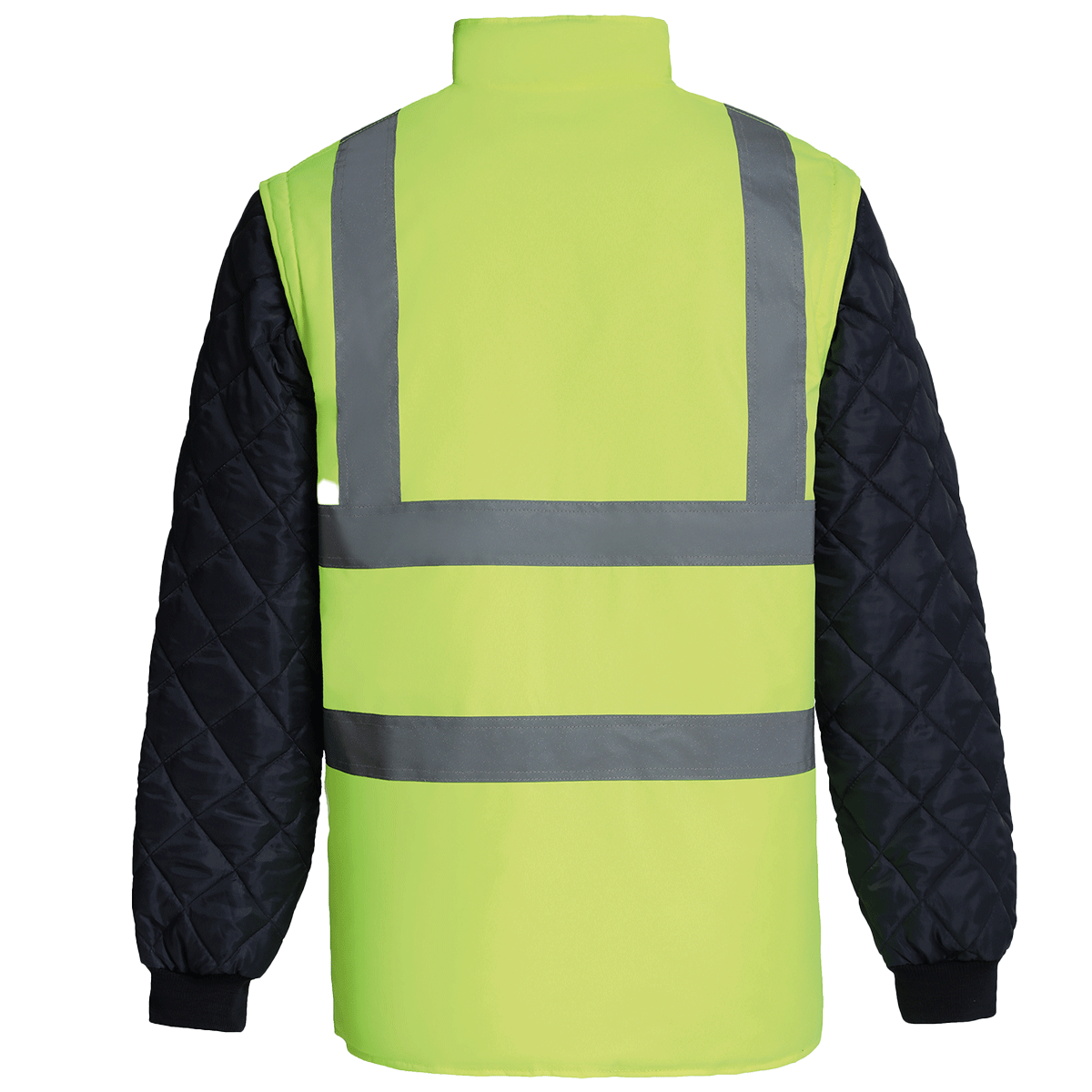 YHV007 - Veste Matelassée Haut Visibilité Avec Manches Détachables