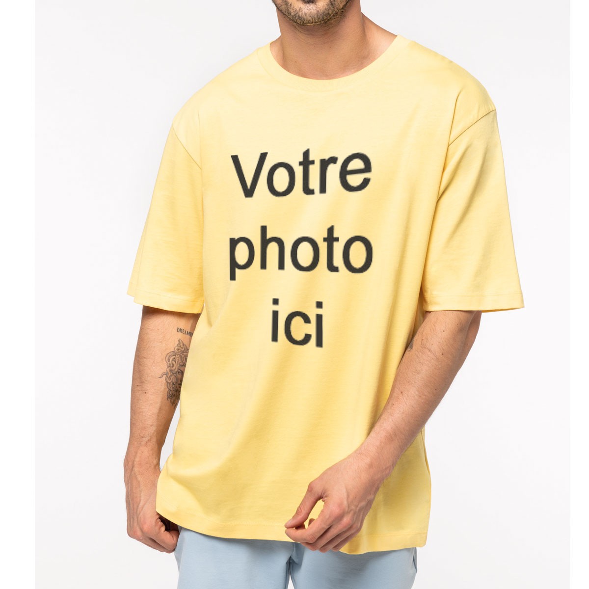 NS301 - T-shirt écoresponsable oversize homme