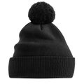 Beechfield B450N - Bonnet Pompon Snowstar® en Coton Biologique