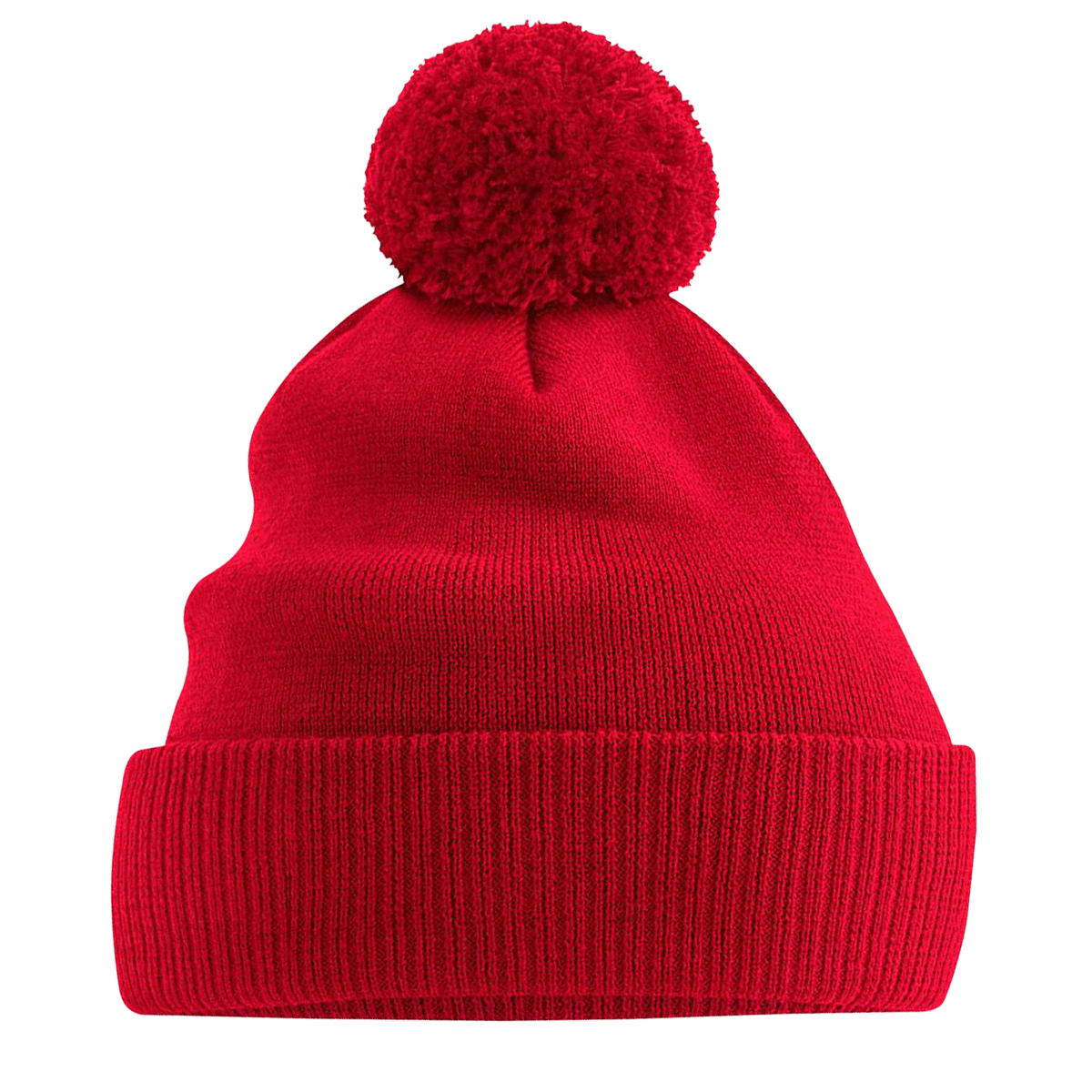 Beechfield B450N - Bonnet Pompon Snowstar® en Coton Biologique