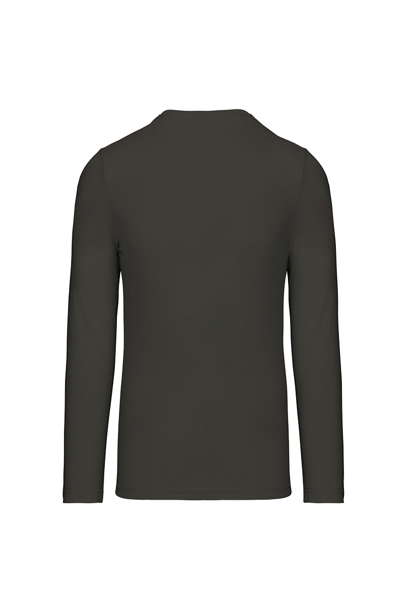 K359 - T-shirt homme à manches longues et col ras du cou