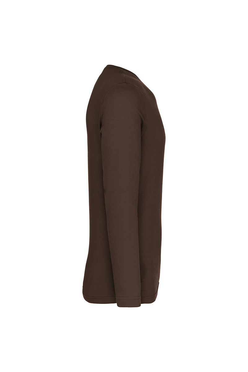 K359 - T-shirt homme à manches longues et col ras du cou
