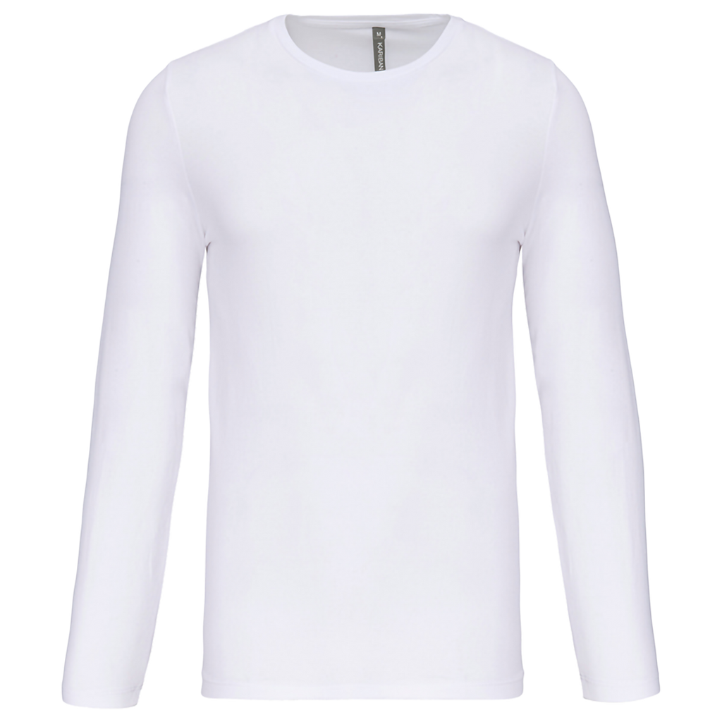K3016 - T-shirt col rond manches longues homme