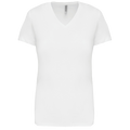 K381 - T-shirt col V manches courtes femme