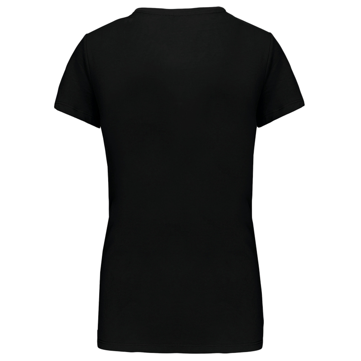 K381 - T-shirt col V manches courtes femme
