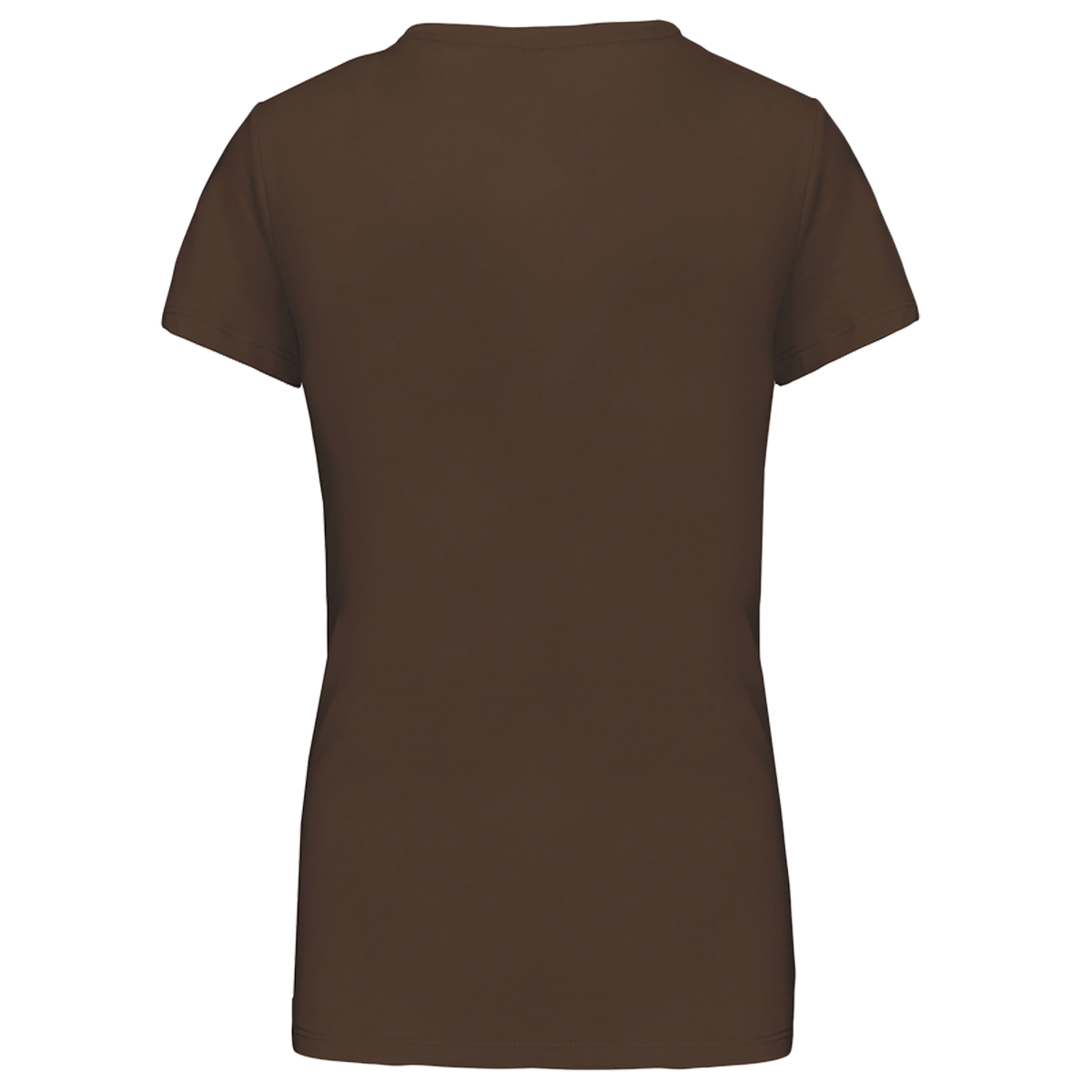 K381 - T-shirt col V manches courtes femme