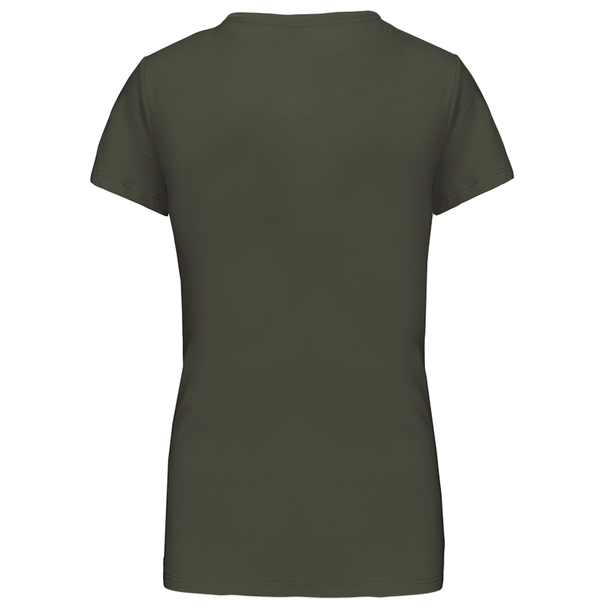 K381 - T-shirt col V manches courtes femme