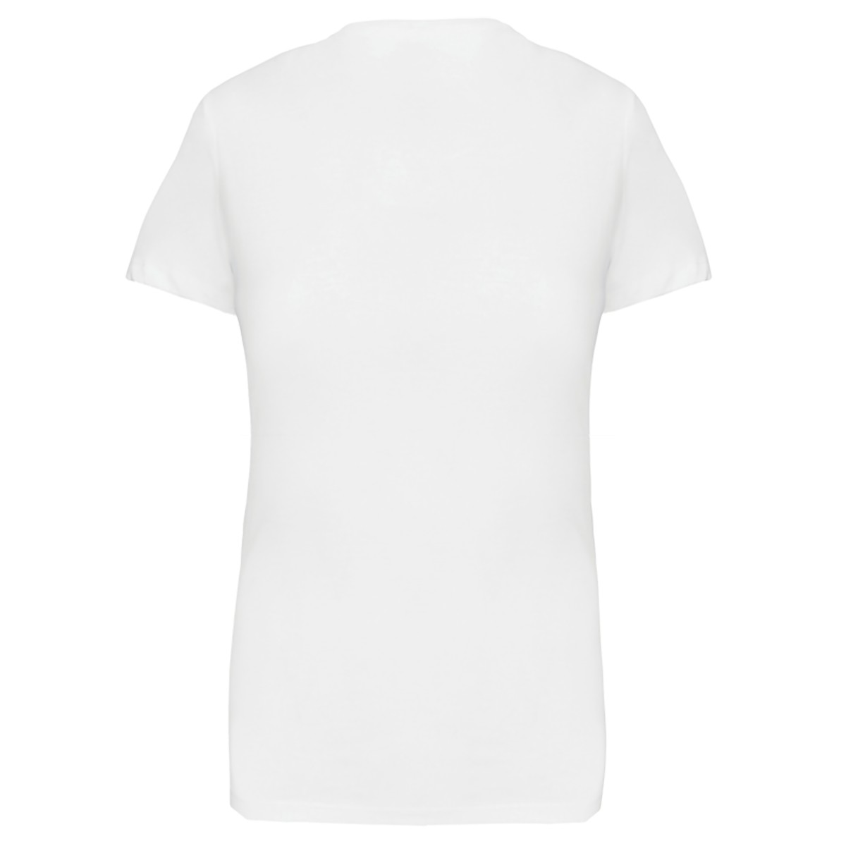 K381 - T-shirt col V manches courtes femme