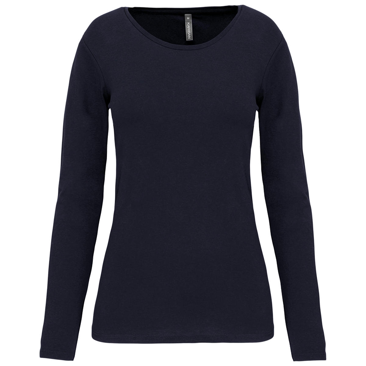 K3017 - T-shirt col rond manches longues femme