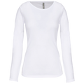 K3017 - T-shirt col rond manches longues femme