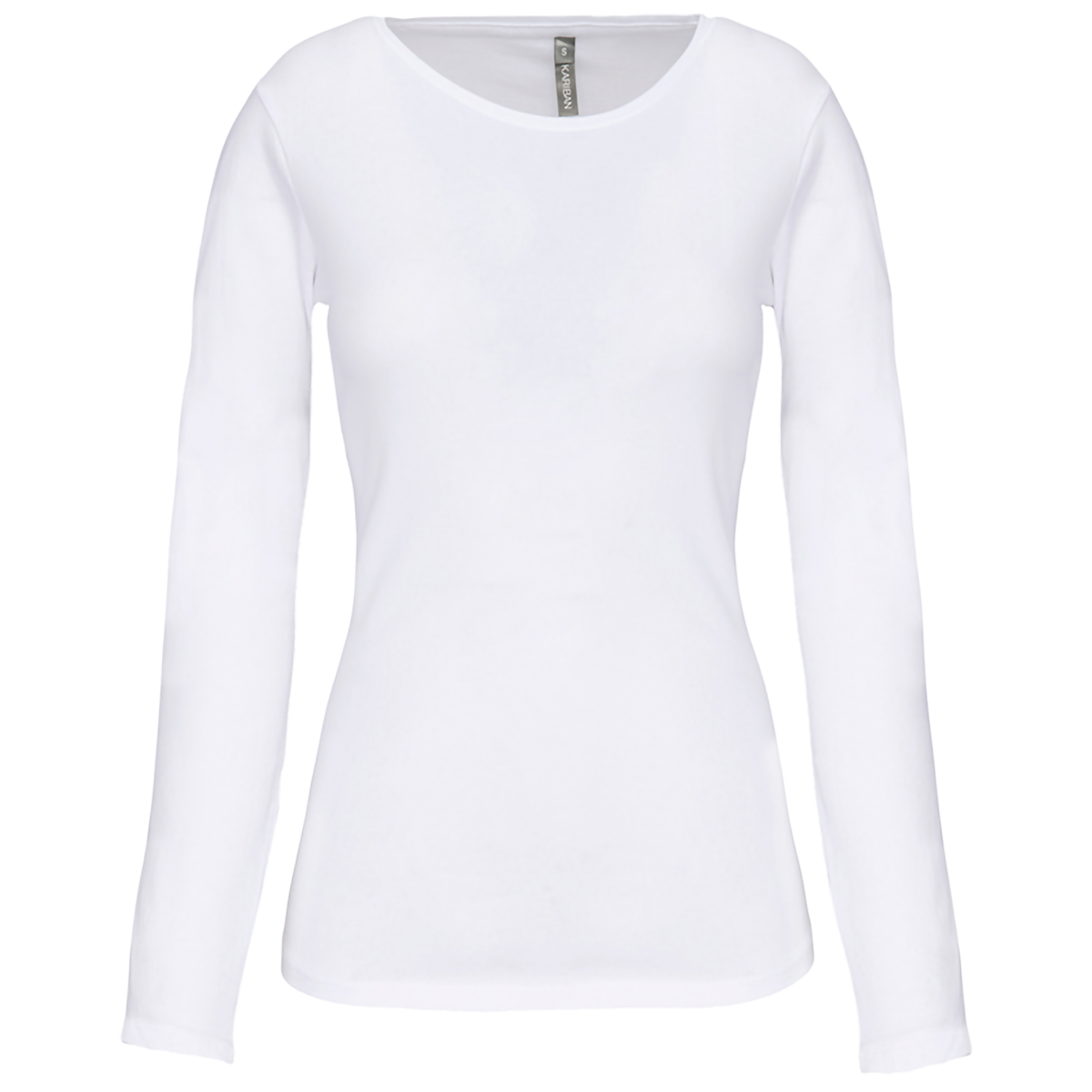 K3017 - T-shirt col rond manches longues femme