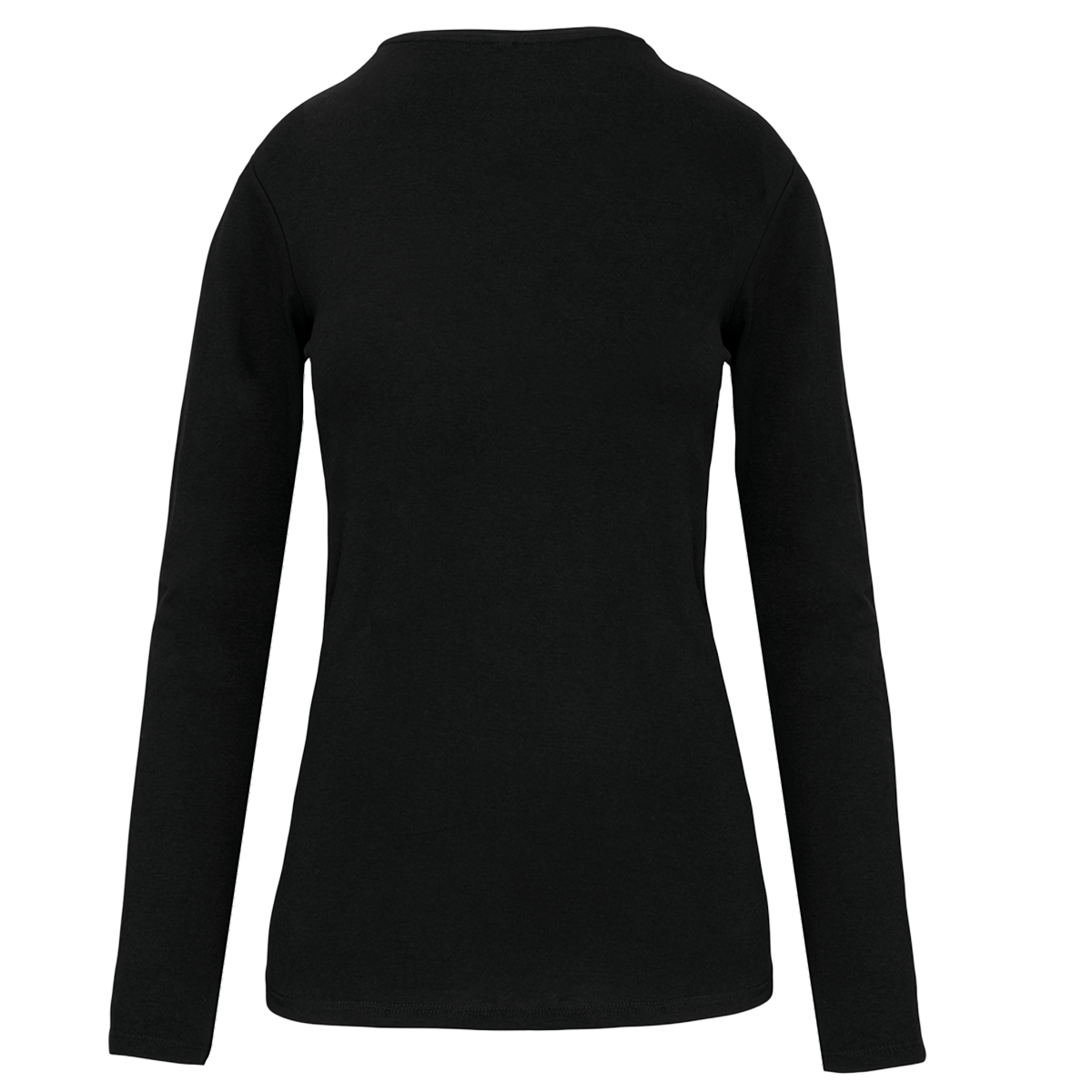 K3017 - T-shirt col rond manches longues femme