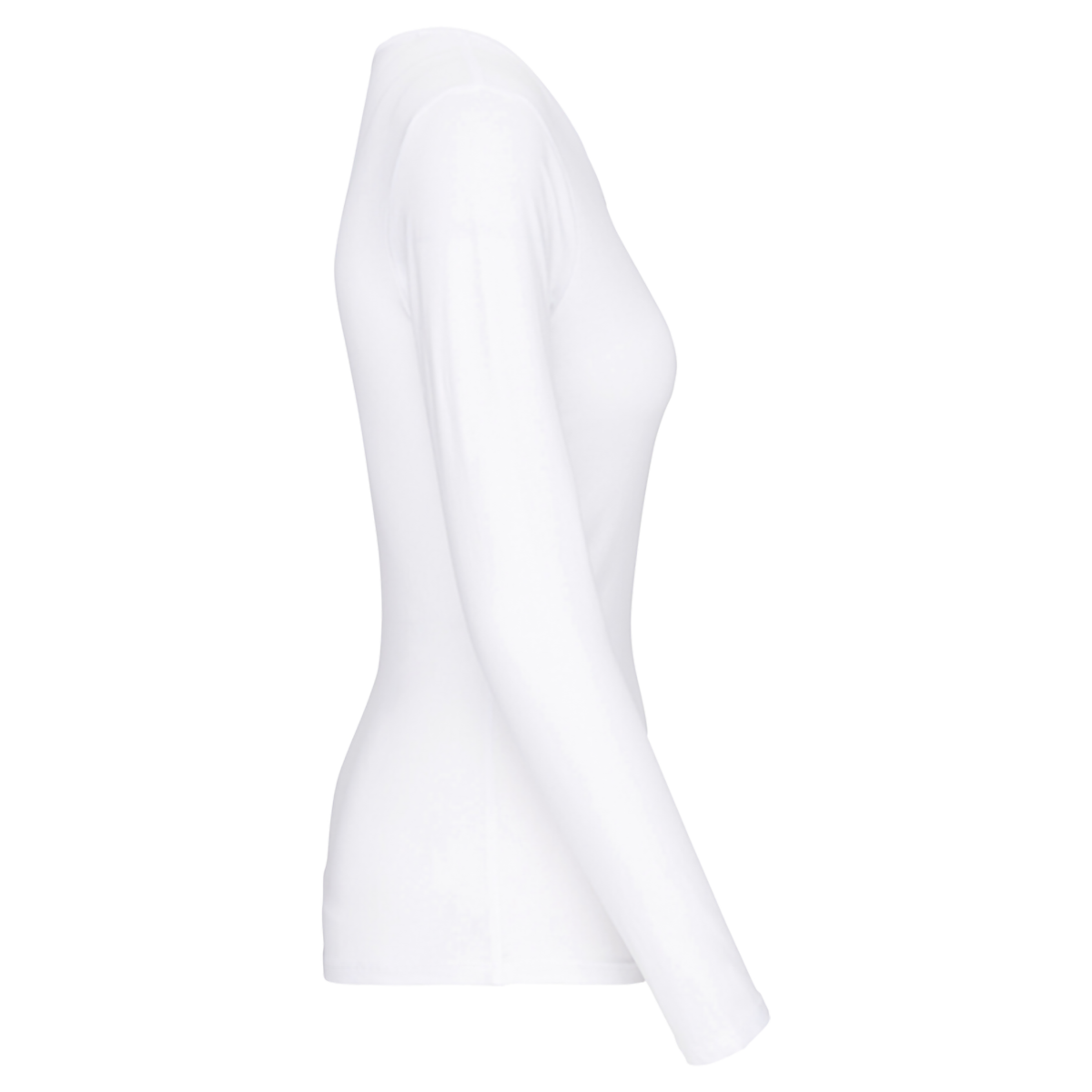 K3017 - T-shirt col rond manches longues femme