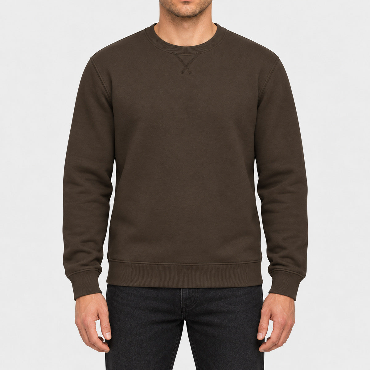 K442 - Sweat-shirt col rond personnalisé Homme Femme unisexe