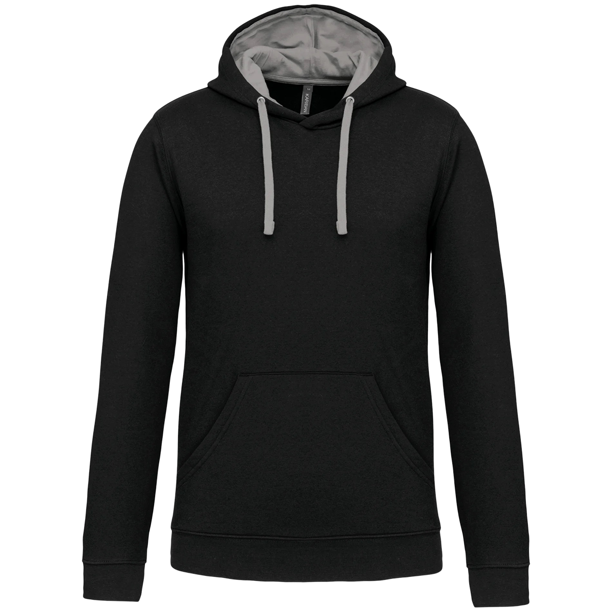 K446 - Sweat-shirt capuche contrastée homme