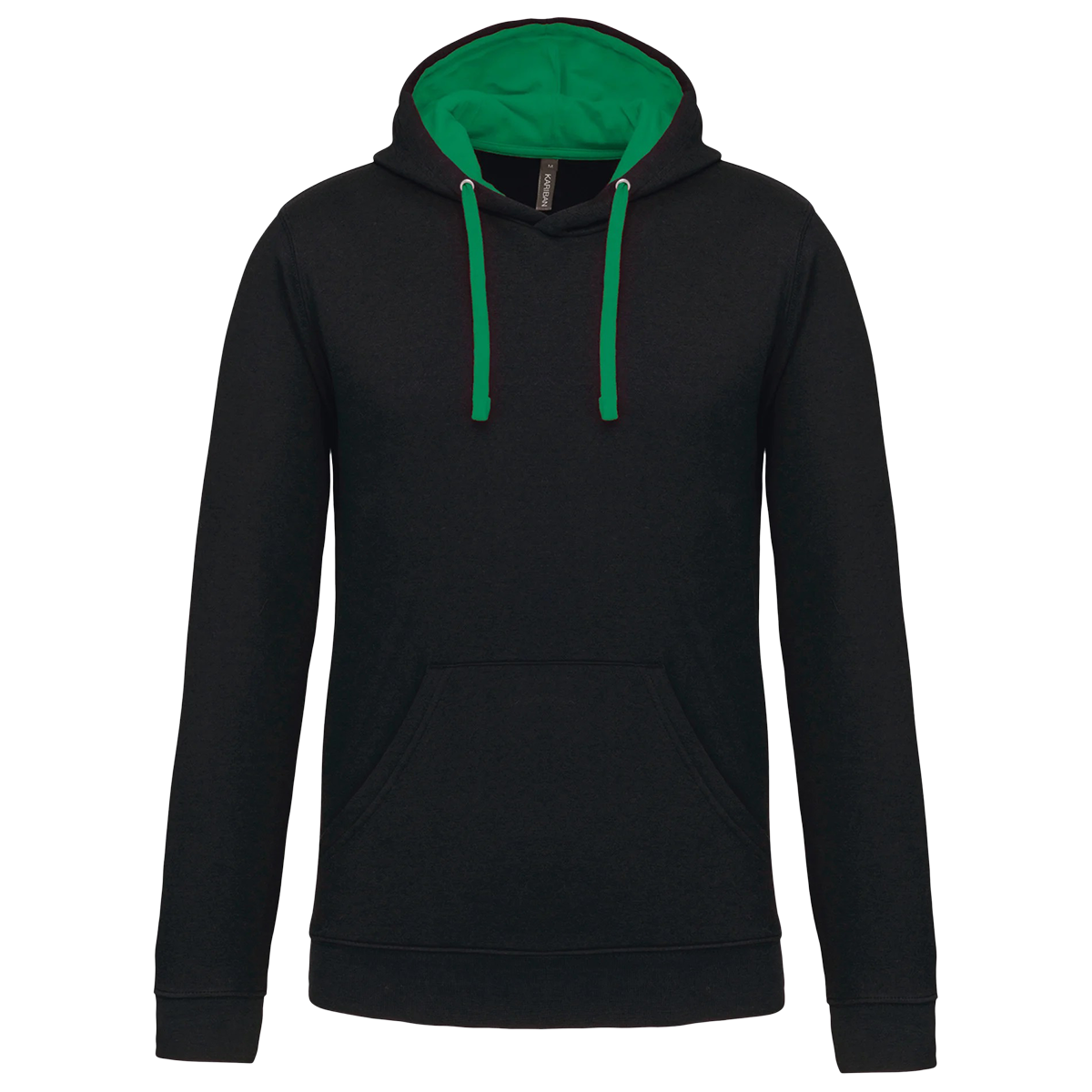 K446 - Sweat-shirt capuche contrastée homme