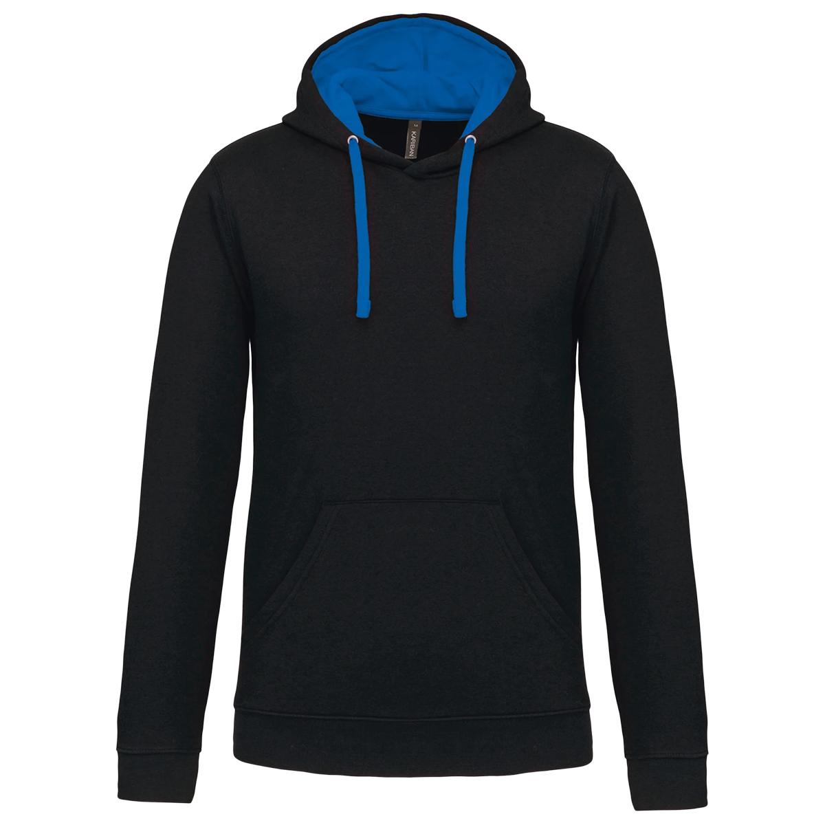 K446 - Sweat-shirt capuche contrastée homme