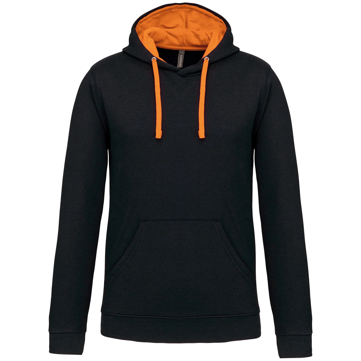 K446 - Sweat-shirt capuche contrastée homme
