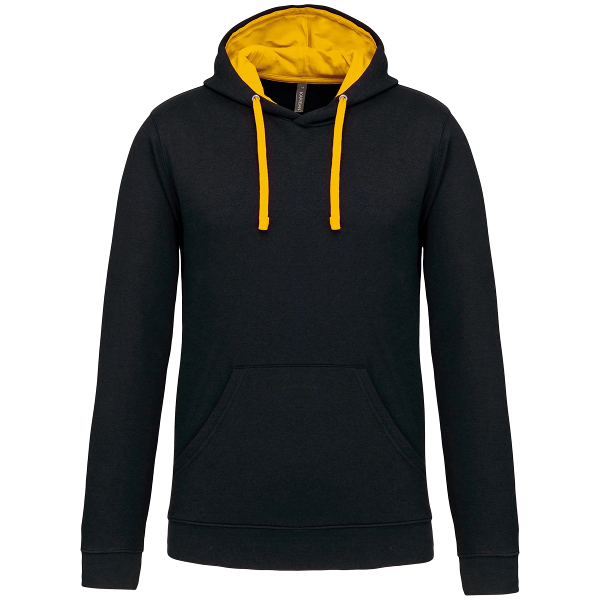 K446 - Sweat-shirt capuche contrastée homme