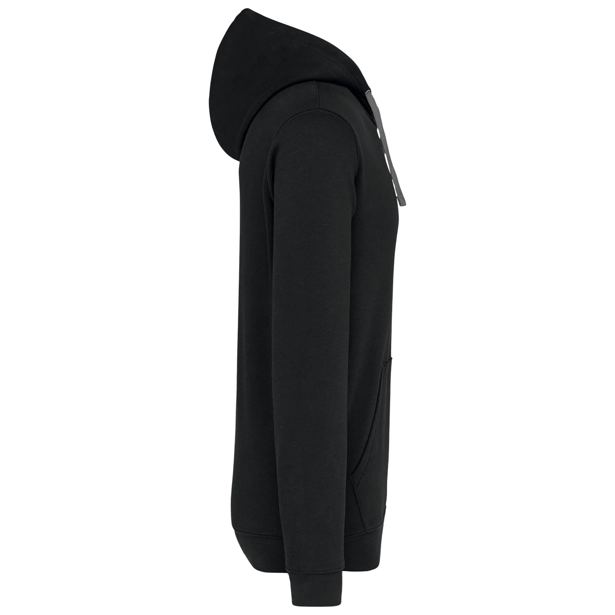 K446 - Sweat-shirt capuche contrastée homme