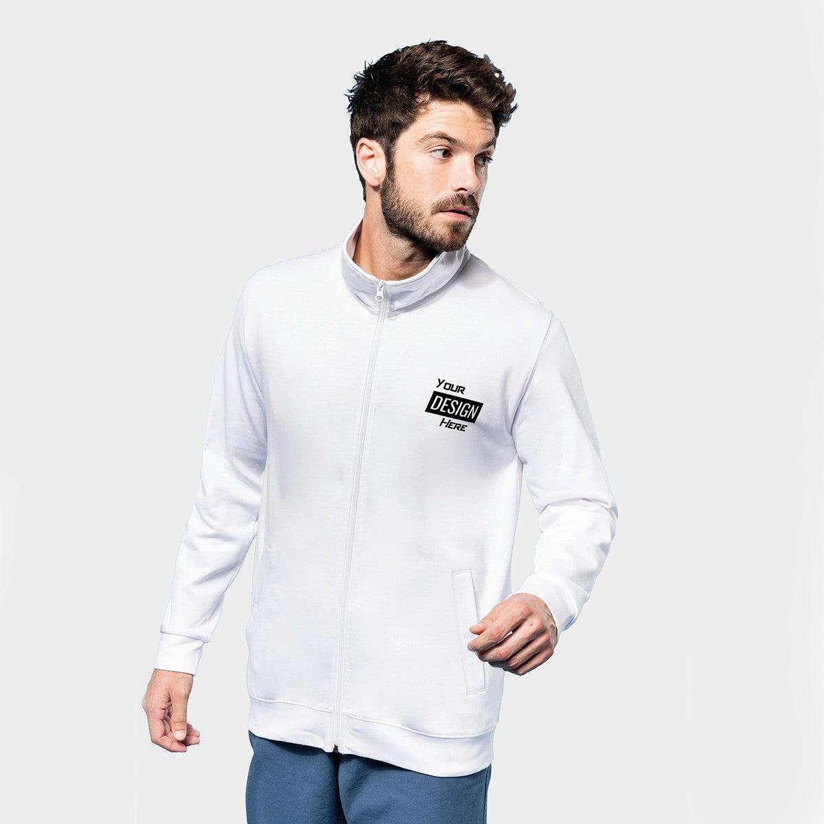 K472 - Veste molleton zippée homme