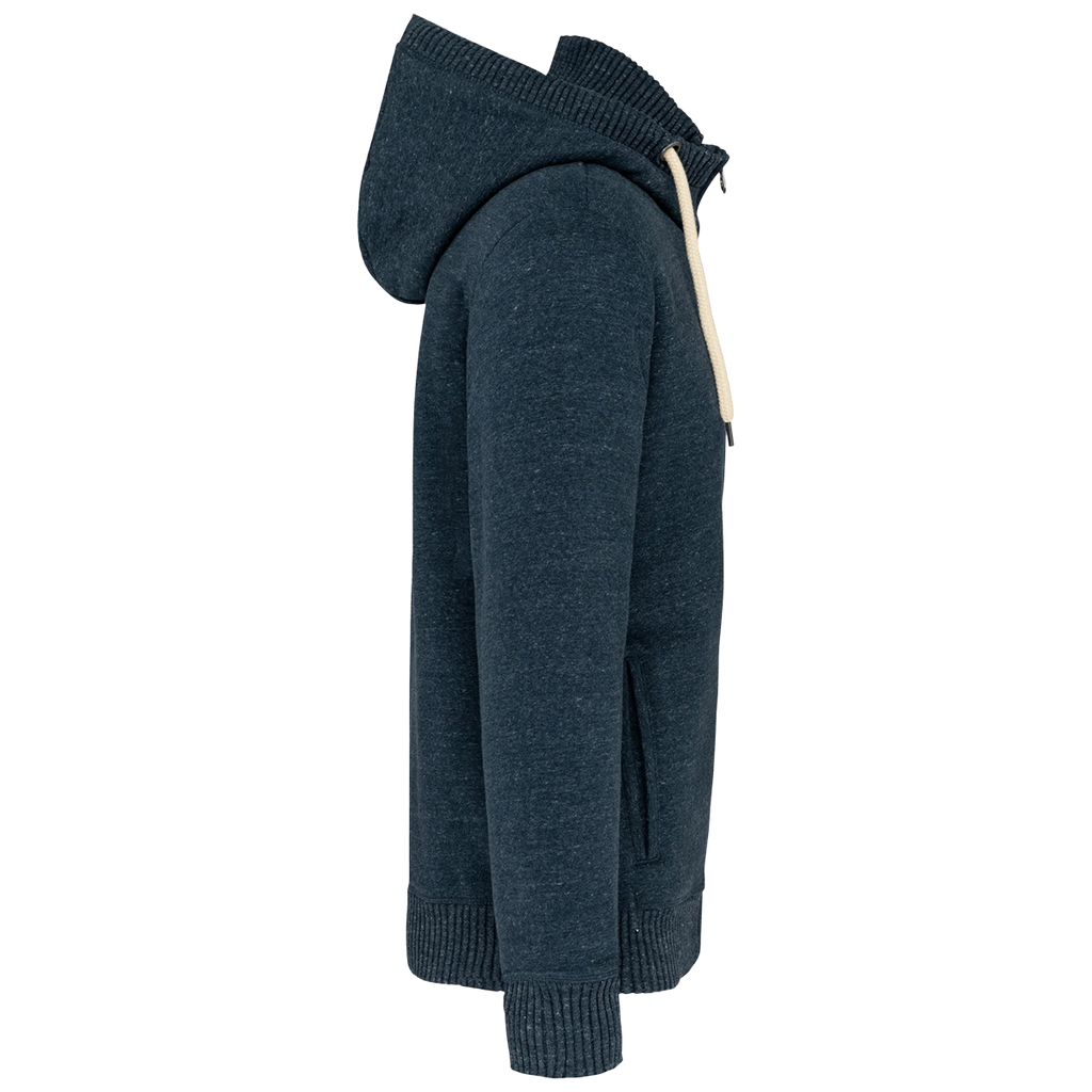 KV2312 - Veste vintage molleton doublée sherpa homme